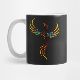 Auspicious Phoenix Flame Mug